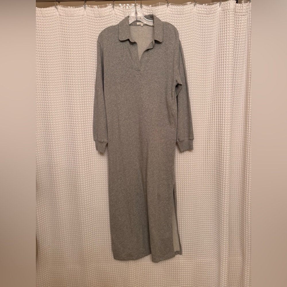 Z Supply Gray Long Sleeve Dress